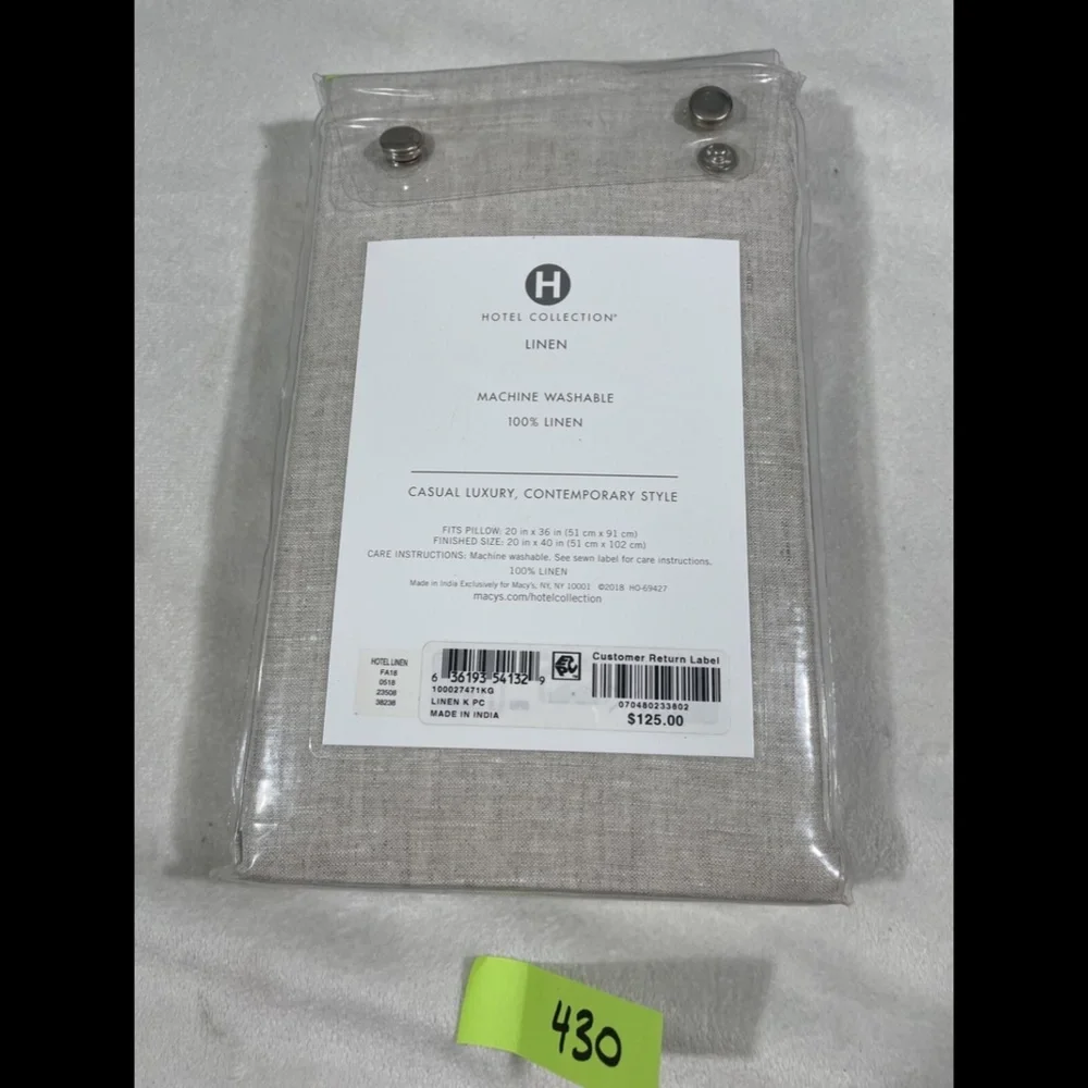 Hotel Collection nib $125